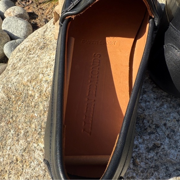 Allen Edmonds Men\'s Black Supersport Mock Toe Penny Loafer Sz 9.5D Leather $300 main image 9